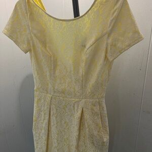 Lovely yellow lace dress